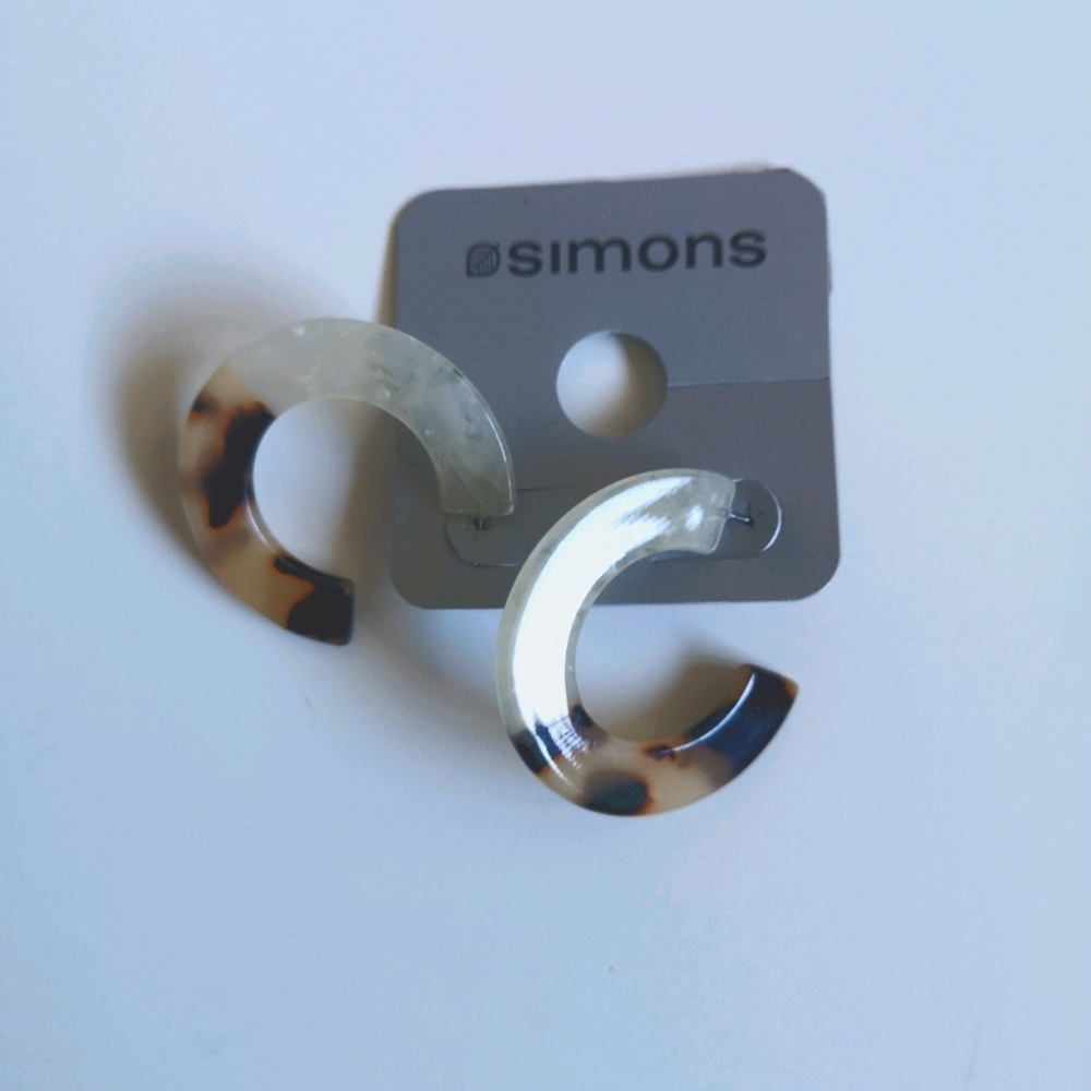 SIMONS | Toirtoishell Flat Hoops